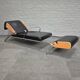Fauteuil lounge en cuir noir Futuro 3 de Massimo Iosa Ghini pour Moroso - Italie années 1980