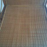 Rattan armchair and wicker vintage