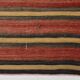 Tapis de couloir Kilim vintage rouge et marron