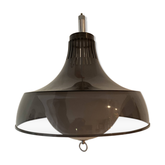 70s gray plexi pendant light