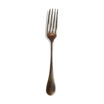 Christofle fork, old silver metal