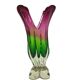 Vase by J. Hospodka for Chribska Glassworks, Former Czechoslovakia, 1960s