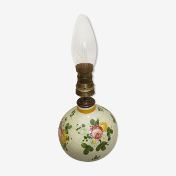 Table lamp, decorated ceramic ball