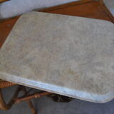 Tray with foliage decoration - 70s - authentic vintage