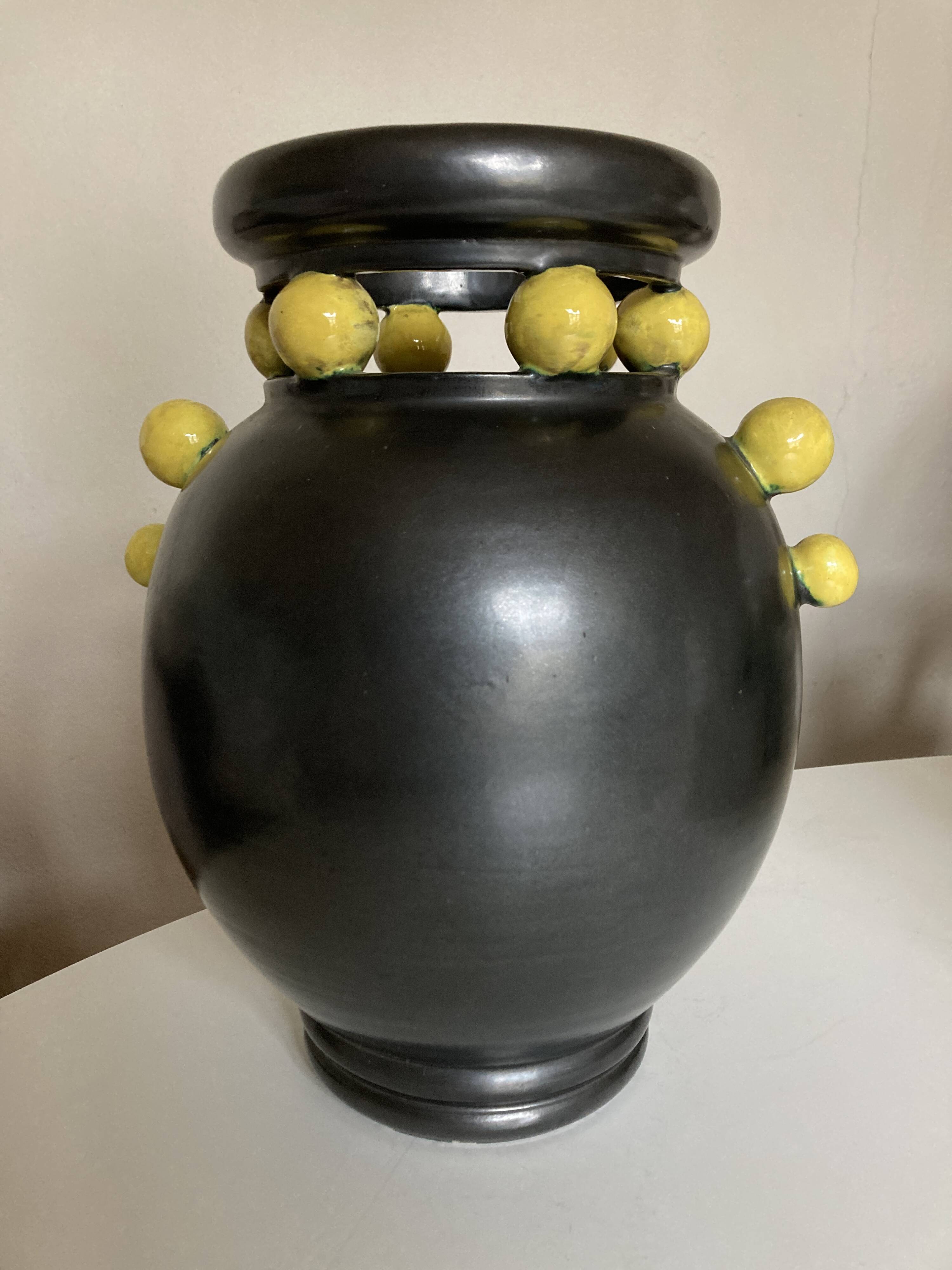 XXXL ceramic vase Vallauris 1940 - 1950