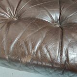 Sofa and 2 armchairs by Johan Bertil Ugggstrom 1970s chrome leather