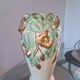 Antique Burmantofts Faience vase – England – relief floral decoration