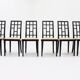 Table et 6 chaises, Thonet post moderne par Ernst W. Beranek années 1980