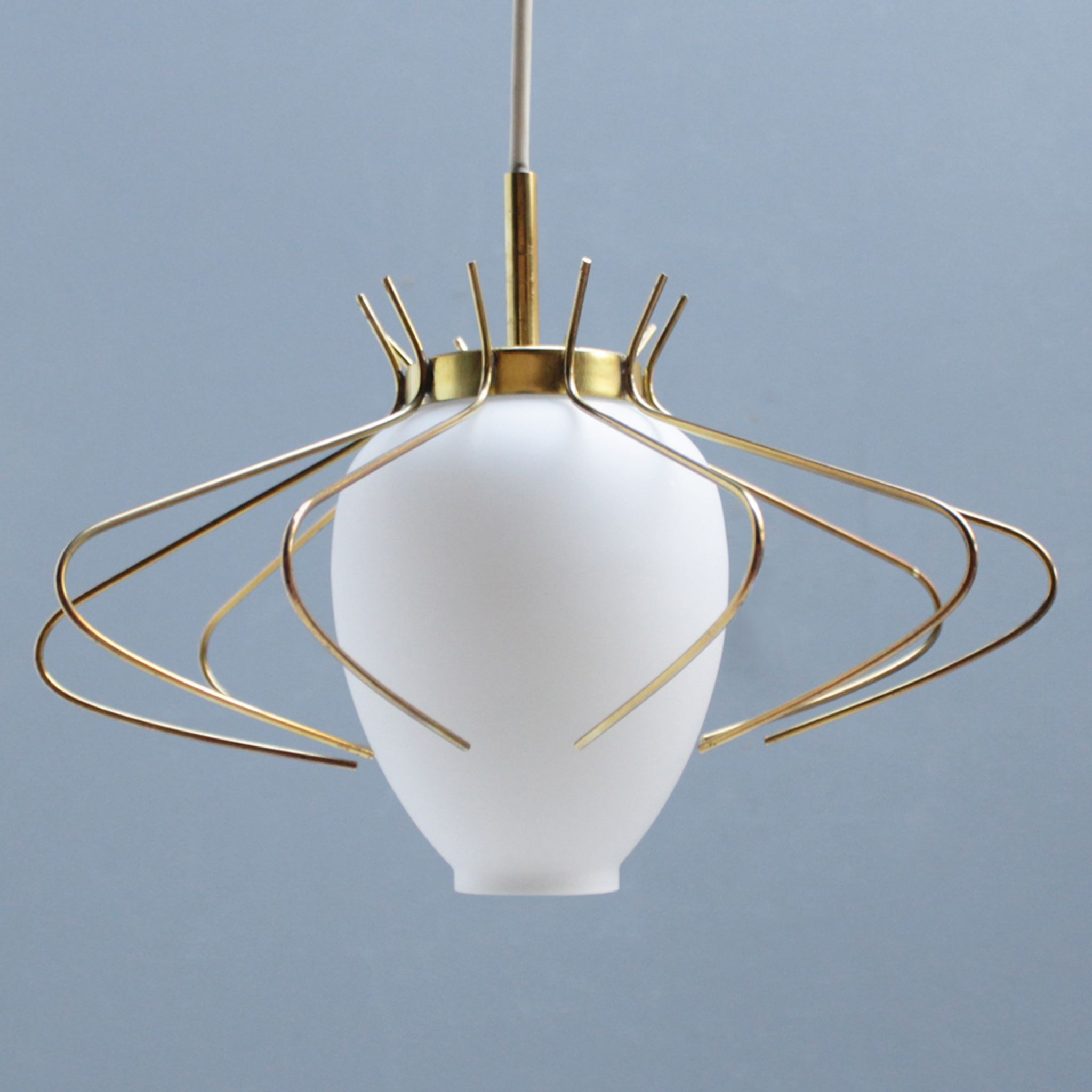 Mid-Size French Spider hanging in the Style of Arredoluce