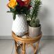 Vintage rattan stool