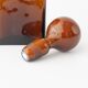 Vintage 1960s Brown Opaline Glass Bottle from Marinha Grande