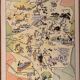 Old illustrated map of The Orleans Berry 1929 - JP Pinchon