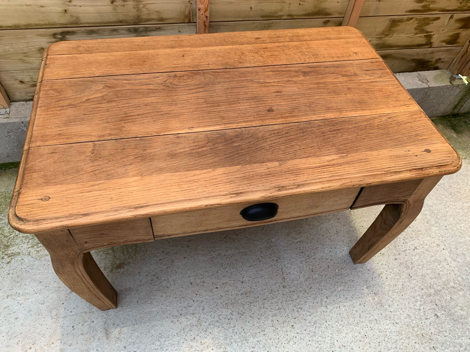 Solid wood coffee table