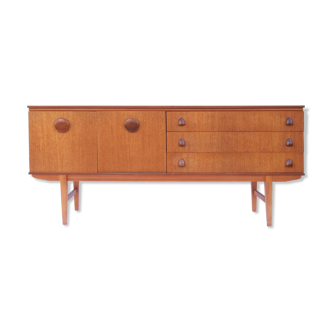 Scandinavian vintage sideboard with round buttons