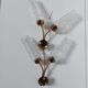 Pair of double art deco wall lights