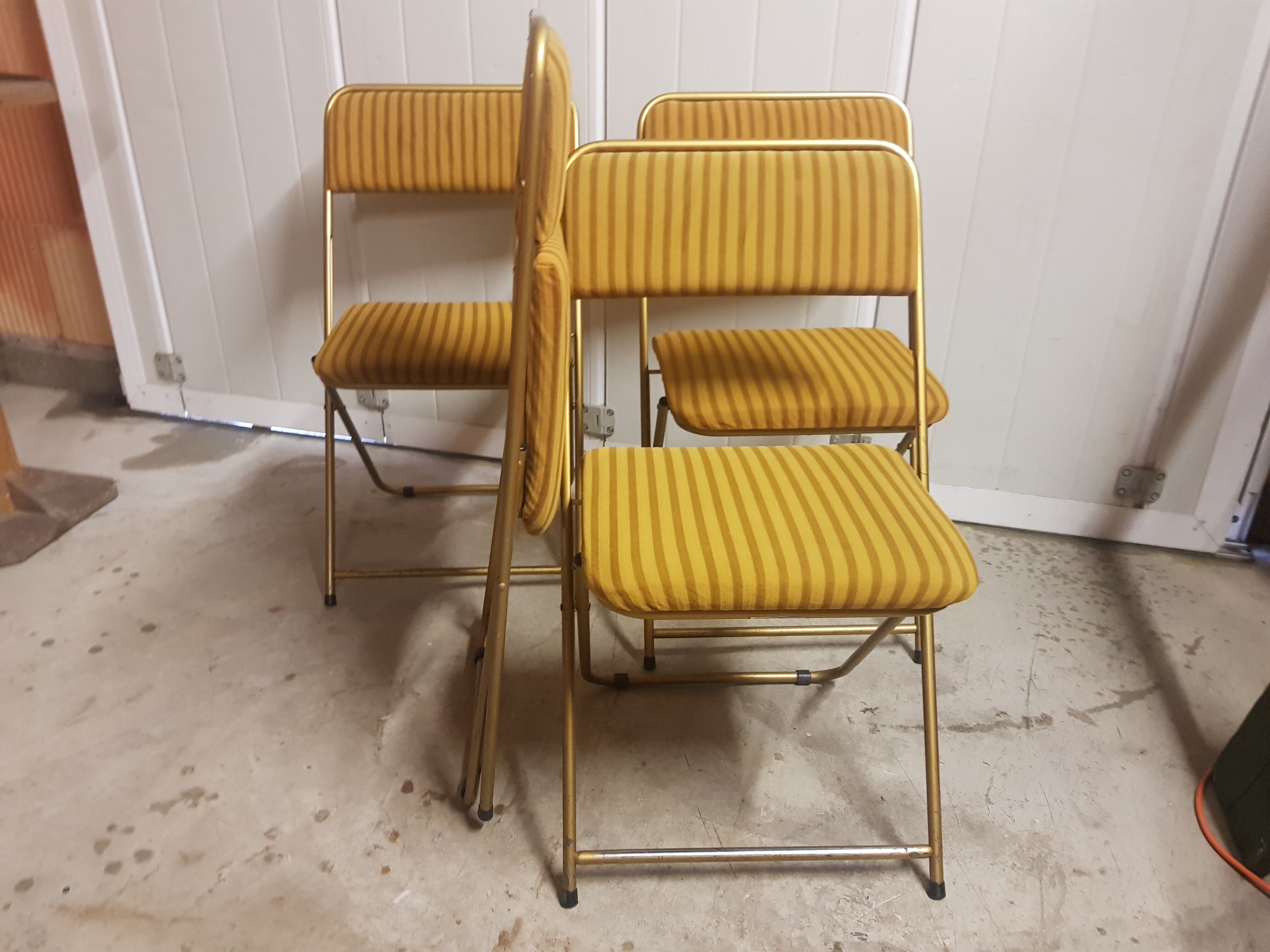 4 lafuma chairs folding 70 years