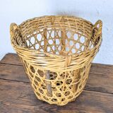 Woven bamboo basket