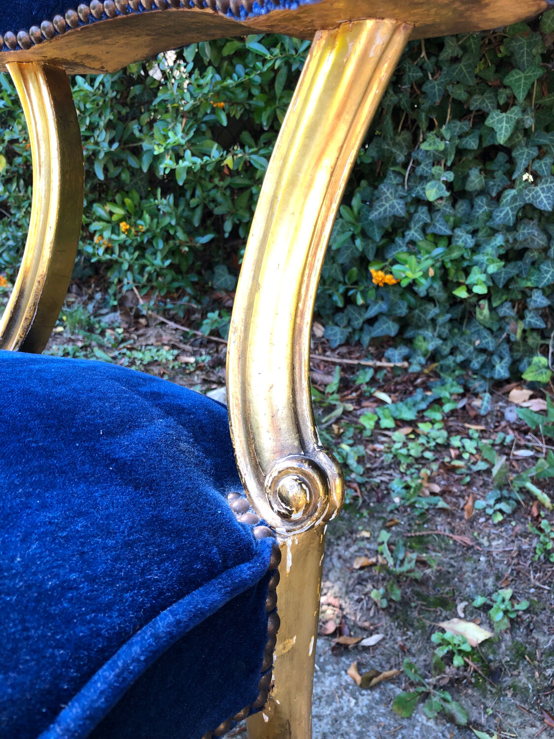 Chaise de fumeur style Louis XV