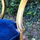 Chaise de fumeur style Louis XV