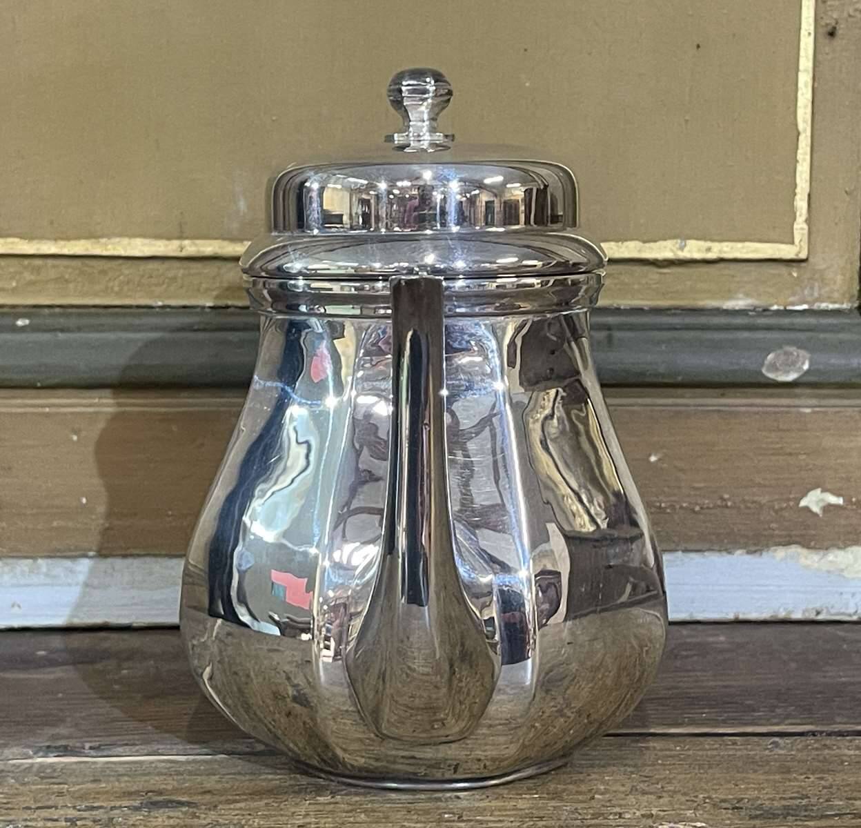 1950s silver plated metal jug