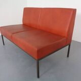 Minimalist 2-Seater Bench, Germany, 1960s