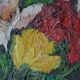 huile sur toile bouquet de fleurs
