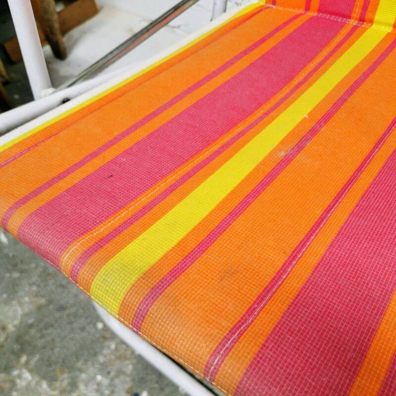 Vintage camping armchair