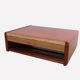 Ensemble de tables de chevet murales en bois vintage