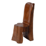 Hand-carved Chair in Solid Hardwood