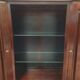 English Chesterfield mahogany bar fully upholstered in leather