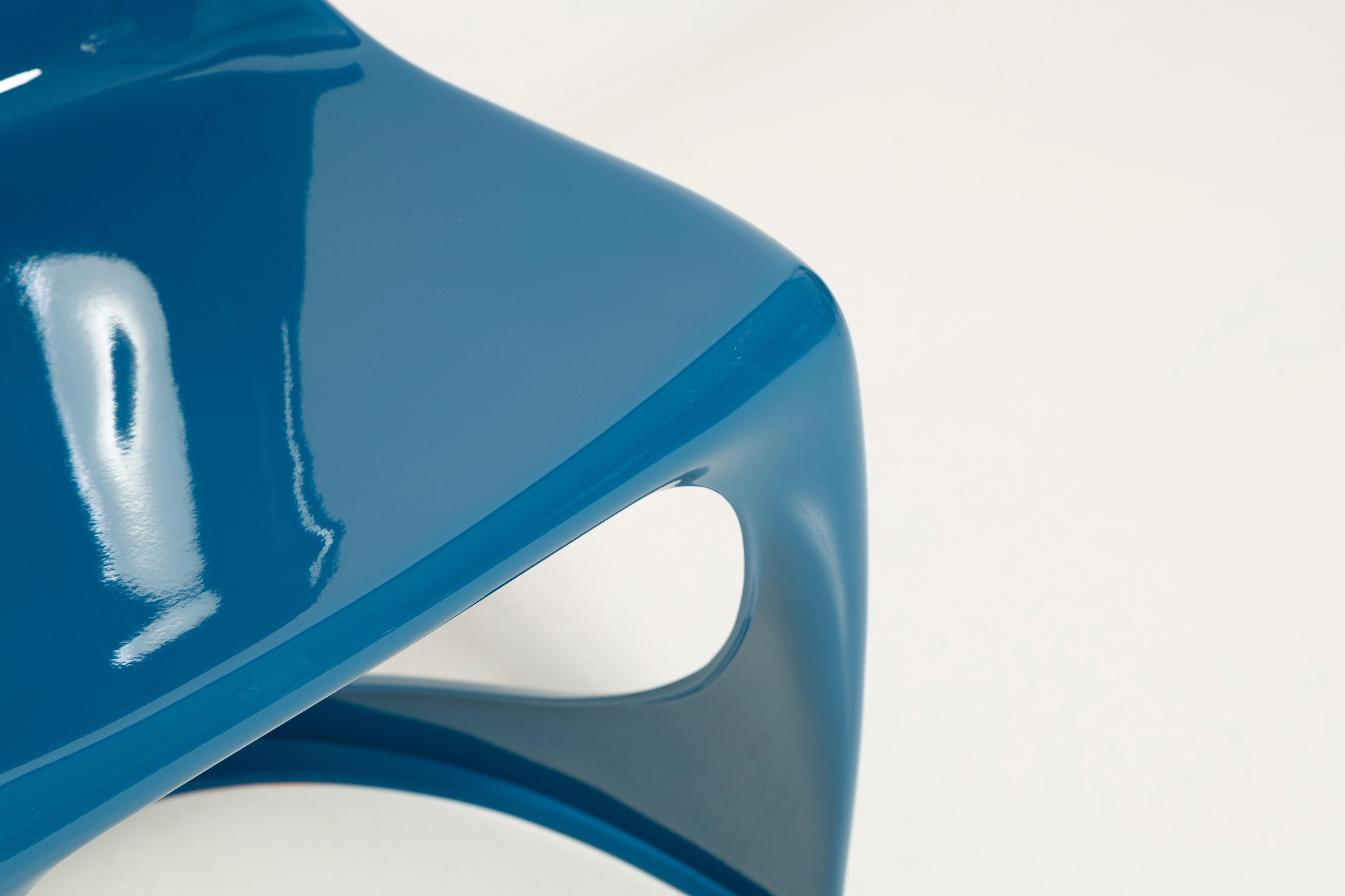 Mid-century blue sea Cado chair, Steen Østergaard, Europe, 1960s