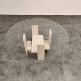 Vintage coffee table by Willy Ballez, 1970s