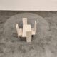 Vintage coffee table by Willy Ballez, 1970s