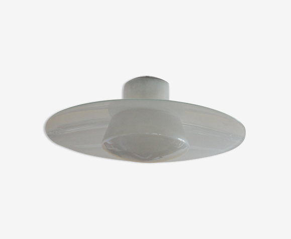 Pendant lamp opaline 1930 XXL