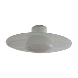 Pendant lamp opaline 1930 XXL