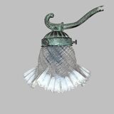 Art Nouveau style lamp "Dragonfly"
