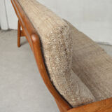 Canapé & fauteuil danois en teck, 1960