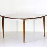 1950s triangular vintage coffee table
