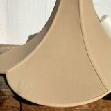 Large petal pendant in pink fabric