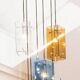 Murano Glass Ceiling Lamp, Italy 1970s