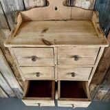 Hanging craft cabinet with drawers