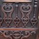 Coat rack in neo-gothic style