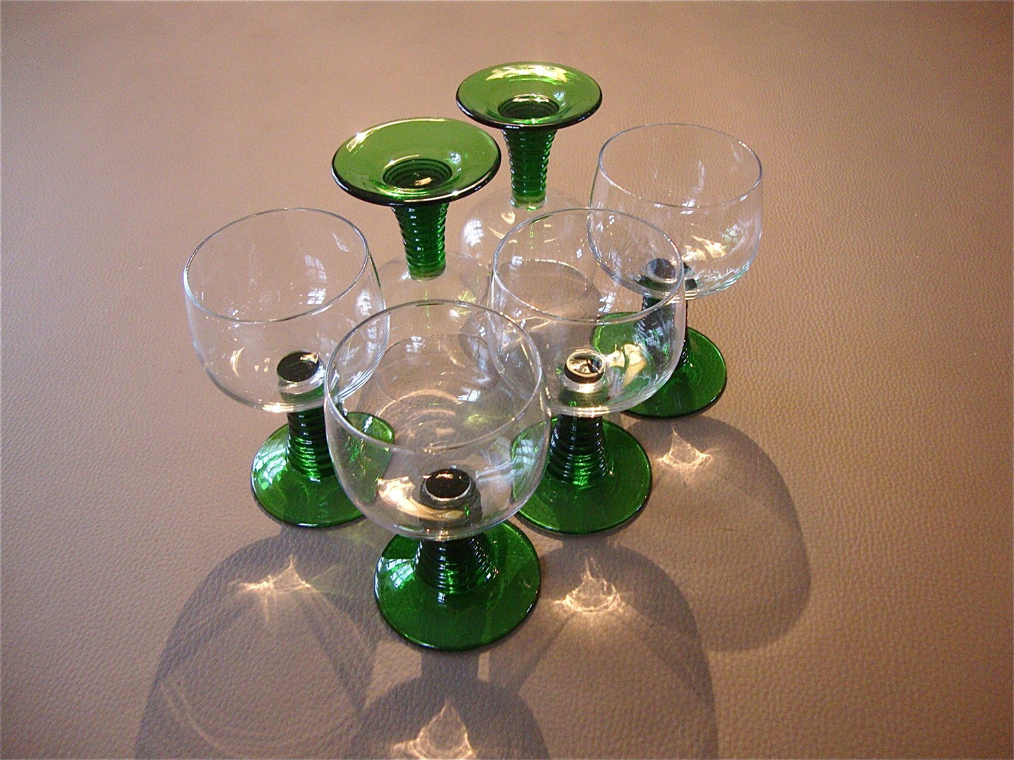 6 Alsace wine glasses