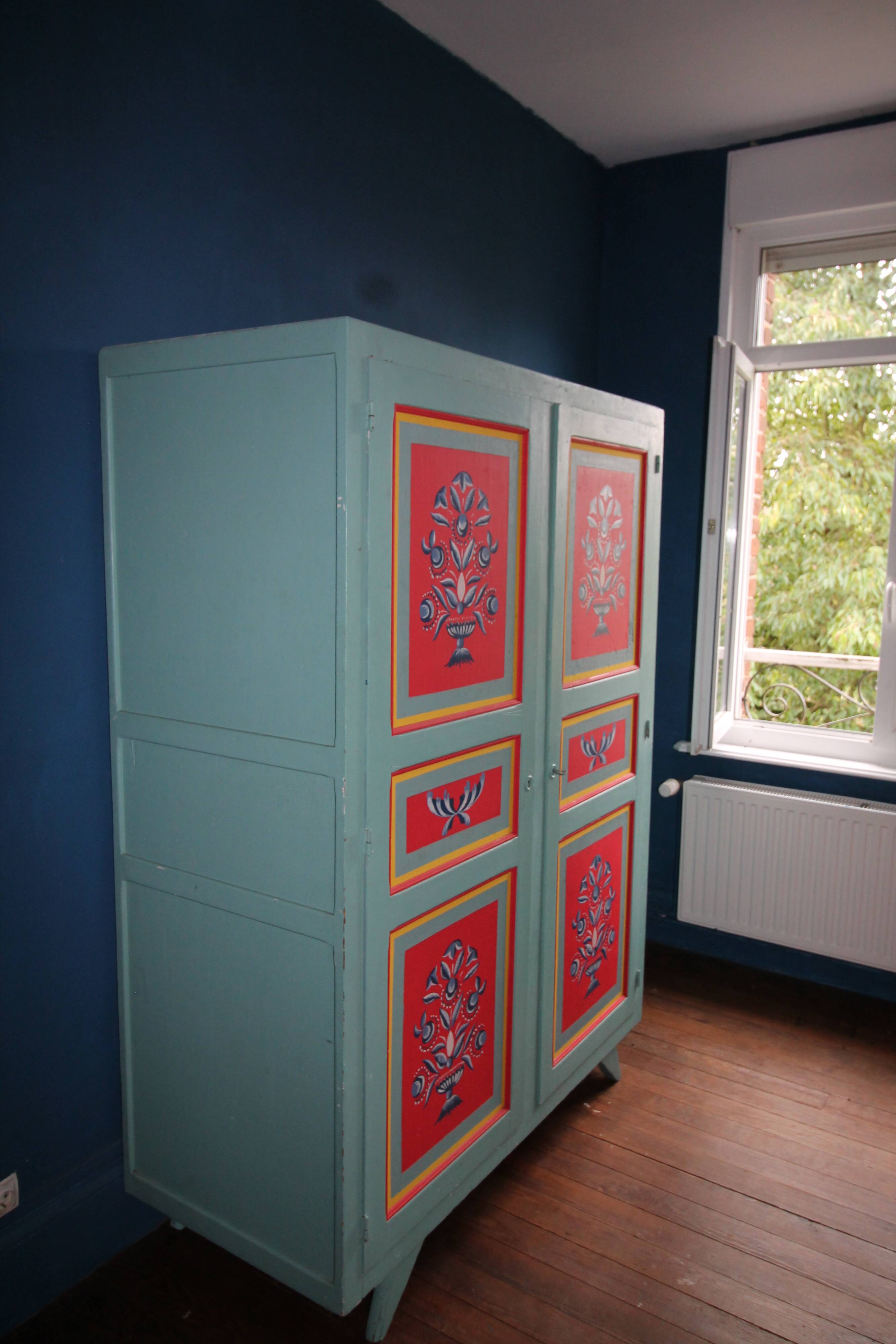 folk art wardrobe