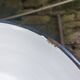 Pair of enamelled sheet metal suspensions