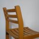 6 chaises en bois empilables