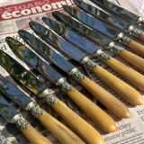 Set of 12 Antique Art Nouveau Table Knives - Tableware