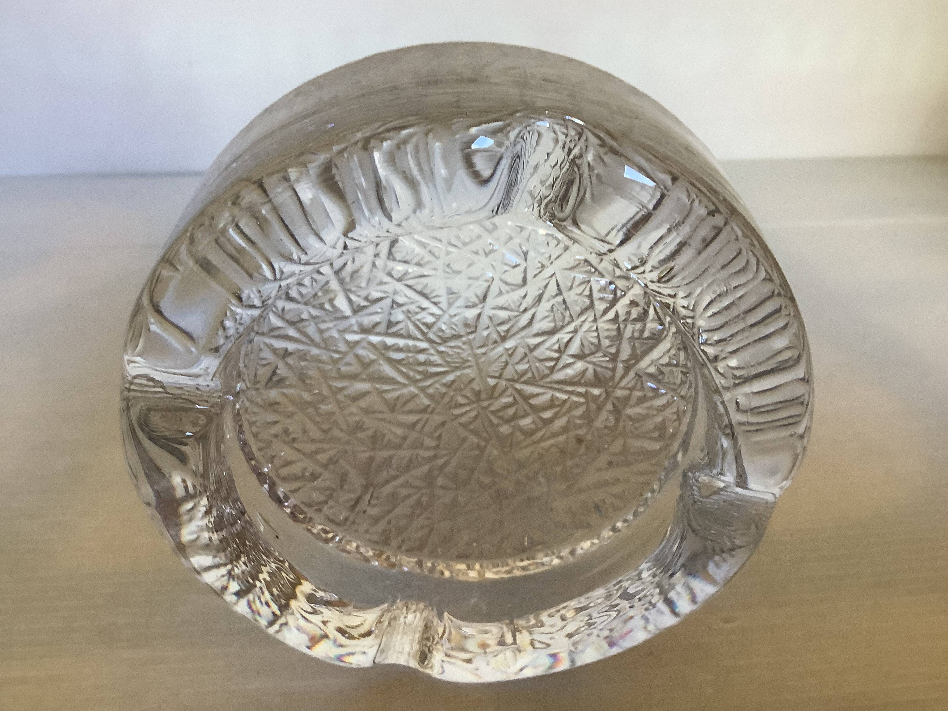 Orrefors Sweden Scandinavian ashtray tray
