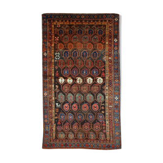 Tapis ancien persan kurdish fait main 120cm x 179cm 1880s