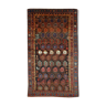 Ancient persian kurdish handmade carpet 120cm x 179cm 1880s